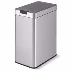 Slim Kitchen Trash Can 50L Automatic Sensor Garbage Can with Wing Lids