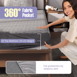 Super King Size Mattress Protector Super Soft Velvet Mattress Topper