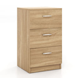 Bedside Table Wooden Nightstand w/Drawers Night Chest End Table Natural