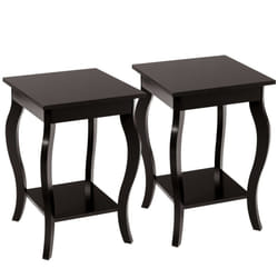 Set of 2 End Table Living Room Accent Table Sofa Side Table-Coffee