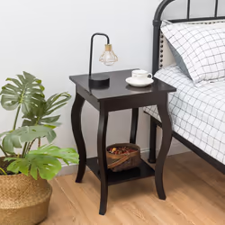 Set of 2 End Table Living Room Accent Table Sofa Side Table-Coffee