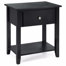 Accent Table Bedroom Narrow Side End Table Storage Cabinet Nightstand
