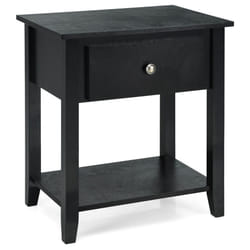 Accent Table Bedroom Narrow Side End Table Storage Cabinet Nightstand