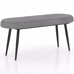 113 cm Ottoman Bench Bedroom Upholstered End of Bed Bench w/ Cushion