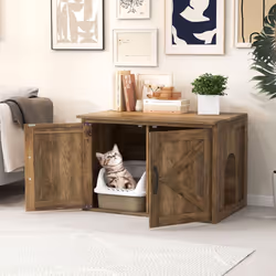 Cat Litter Box Enclosure Hidden Cat Washroom Furniture