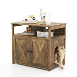 Cat Litter Box Enclosure Cat Litter Box Furniture Hidden With Doors