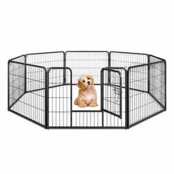 Indoor Outdoor Dog Playpen 8 Panel 60cm Height Pen Fence With Lock