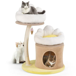 83cm Cat Tree Indoor Cat Tower Sisal Scratching Post Pet House Condo