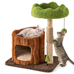 Multifunctional Cat Tree Modern Cat Tower With Scratching Posts