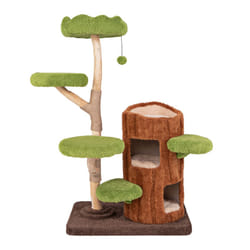 Multi-level Cat Tree Cat Furniture With Double Decker Cat House