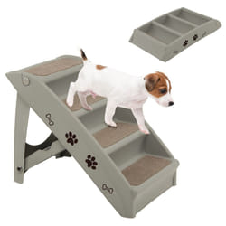 Foldable Dog Step Portable Pet Stairs With Footpads Lightweight Access