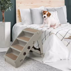 Foldable Dog Step Portable Pet Stairs With Footpads Lightweight Access