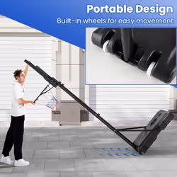 Portable Basketball Hoop 4.1-10 Ft Adjustable Basketball Goal System