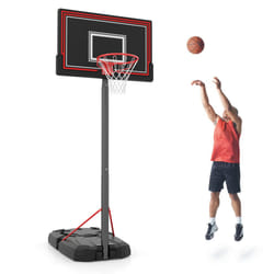 Outdoor 7.5-10 FT Portable Basketball Hoop With 44â Shatterproof Backboard