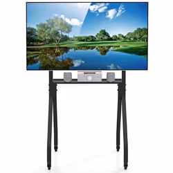 Mobile TV Stand Rolling TV Cart for 43â-100â Flat/Curved Screens