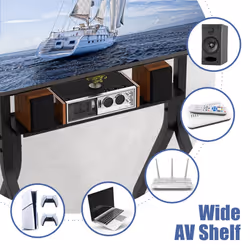 Mobile TV Stand Rolling TV Cart for 43â-100â Flat/Curved Screens