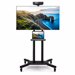 Mobile TV Stand Height Adjustable TV CartÂ  for 32-70 Inch LCD