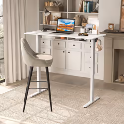 140 x 60cm Electric Standing Desk Home Office Computer Desk w/ 3 Memory Heights