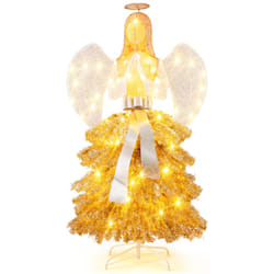 157 cm Lighted Christmas Angel Tree Pre-lit Christmas Angel Decoration