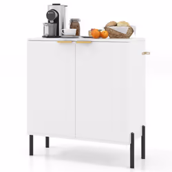 2-Door Buffet Cabinet Sideboard Cabinet Modern Kitchen Storage Cabinet