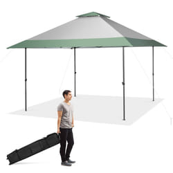 4M x 4M Gazebo Pop up Canopy Tent Sun Shelter w/ Wheeled Bag