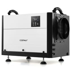 50L/Day Crawl Space Commercial Dehumidifier w/ 24H Timer-White