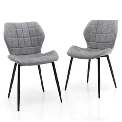 Dining Chairs Set of 2 Kitchen Chairs w/ Padded Back Armless Side Chairs