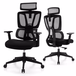 Ergonomic Office Chair Adjustable Desk Chair Breathable Mesh w/ Lumbar Support