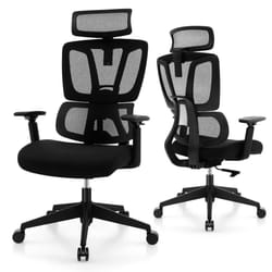 Ergonomic Office Chair Adjustable Desk Chair Breathable Mesh w/ Lumbar Support