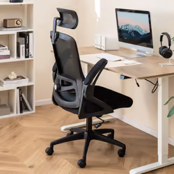 Ergonomic Office Chair Adjustable Swivel Task Chair w/ Lumbar Support