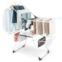 Foldable Clothes Drying Rack 2-level Laundry Drying Rack