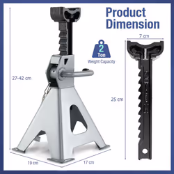 2 Tons Jack Stands Heavy-duty Steel High Lift Jack Stands