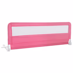 Toddlers Bed Rail Guard 150CM Foldable Baby Bed Rail-Pink