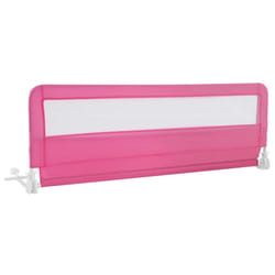 Toddlers Bed Rail Guard 150CM Foldable Baby Bed Rail-Pink