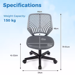 Adjustable Ergonomic Kids Desk Chair Children Mesh Computer Study Chair