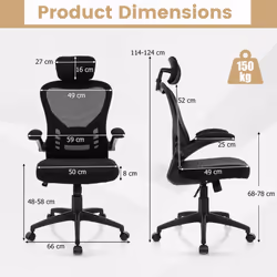 Ergonomic Mesh Office Chair Height Adjustable Computer Desk Chair