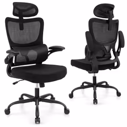 Mesh Office Chair Ergonomic Computer Desk Chair Lumbar Support