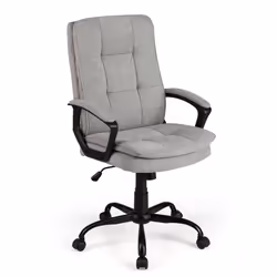Height-adjustable Office Chair Ergonomic Computer Chair-Grey