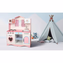 MCC Wooden Play Kitchen | Pink