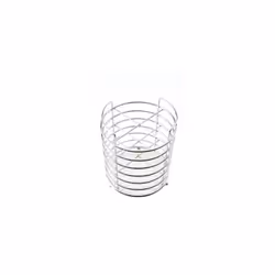 Housewares Cutlery Caddy - Chrome, H16 x W14 x D14cm