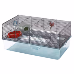 Ferplast Favola Large Hamster Cage Includes Free Water Bottle Exercise Wheel Food Dish & Hamster Hide-Out Measures 23.6L x ...