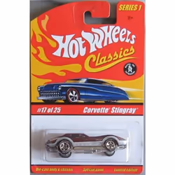 Hot Wheels Classics Series 1 Corvette Stingray LIGHT PURPLE 17/25 #17 1:64 Scale Collectible Die Cast Car with a Special Spec ...