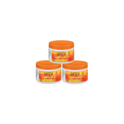 Cantu Natural Hair Leave-In Conditioner Cream Jar 12 Ounce (354ml) (3 Pack)