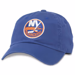 AMERICAN NEEDLE Blue Line NHL Team Dad Hat New York Islanders Royal (40742A-NYI-ROY)