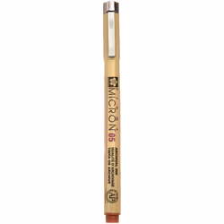 Sakura XSDK05-12 Pigma Micron Pen 05 .45mm-Brown, Plastic