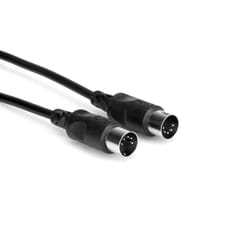 Hosa Technology MID-301BK audio cable 0.3 m DIN (5-pin) Black