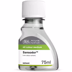 Winsor Newton Sansodor Low Odor Solvent 75ml 25oz Bottle
