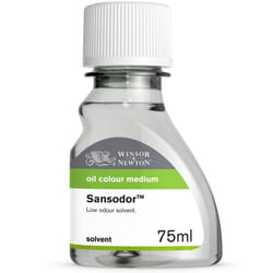 Winsor  Newton Sansodor Low Odor Solvent  75ml 25oz Bottle