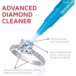 Connoisseurs Jewellery Cleaning Diamond Dazzle Stik - Stick Cleaner For Jewel Sparkle & Shine - Compact, Suitable for Diamonds & Precious Stones