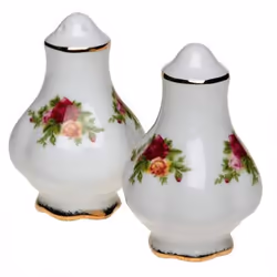 Royal Albert Old Country Roses 3Inch Salt and Pepper Set